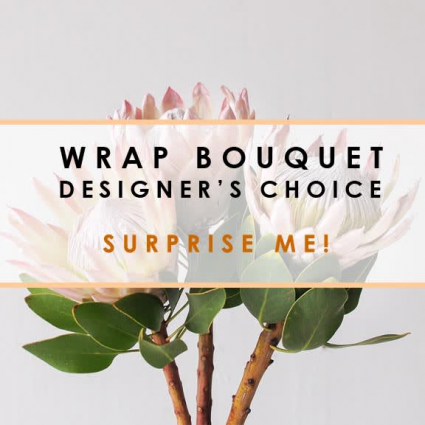 Designers Choice Wrapped Bouquet