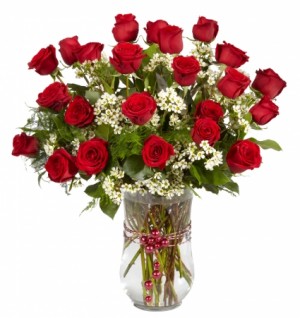 VALENTINE LOVE 24 Red Roses