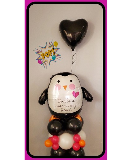 Valentine Balloon Bouquet Penguin Balloon Bouquet