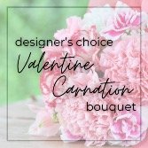 Valentine Carnation Bouquet