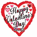 Valentine Day Balloon designs vary: add on product only
