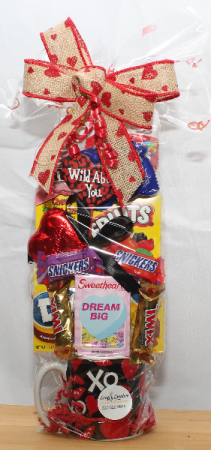 Valentine Deluxe Mug Candy Bouquet Valentine's Day