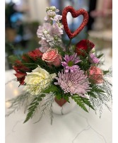 Valentine Happy Vase