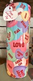 Valentine Heart Message Tumbler 