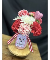 Valentine Mason Jar Mini Pink 