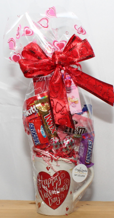 Valentine Mug Candy Bouquet Valentine's Day
