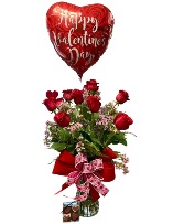 Dozen Roses Valentine Package  