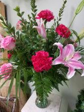 Valentine Pinks Fresh Arrangement