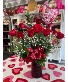 VALENTINE RED ROSE SPECIAL All orders come with Valentine Balloon