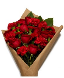 Mother's Day Red Wrapped Bouquet 