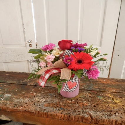 Valentine Special 3 Fresh Vased Arrangement