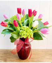 Valentine Spring Tulips 