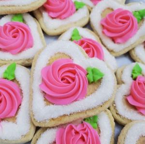 Valentine Sugar Cookies 