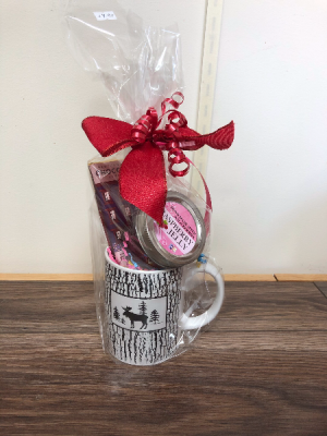 Moose mug with sweet treats Gift idea