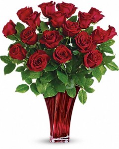 Teleflora's Legendary Love Bouquet in Borger, TX | Chocolate Tulip Teleflora's Legendary Love Bouquet in Borger, TX | Chocolate Tulip