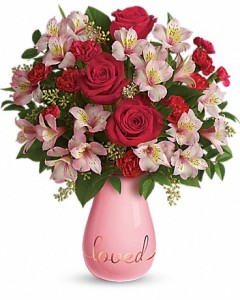 Valentine Teleflora's True Lovelies Bouquet
