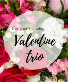 Valentine Trio:  Designer's Choice Vase Arrangement