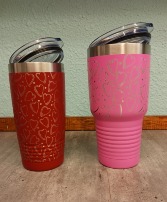 Valentine Tumblers With Flowers Designer Choice