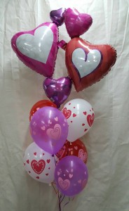 Valentines Balloon Bouquet Balloons