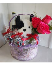 Valentines Basket  Gift Basket 