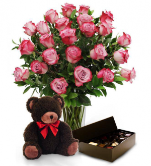 Valentine's Bundle Deal  Bundle Flower Package 