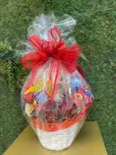 Valentines Candy Basket with Plush 