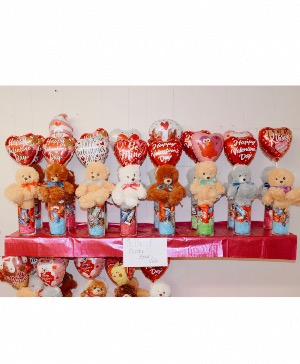 Valentines Candy Bear Balloon 