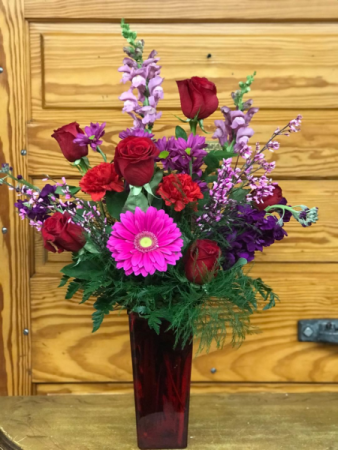Valentine's Class Vase