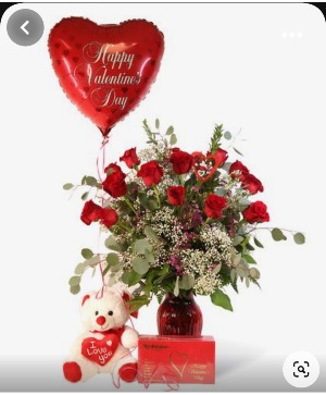 Valentine's Combo #2 Two Dozen Roses 