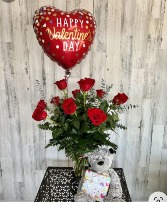 Valentine's Combo #1 One Dozen Roses Valentine