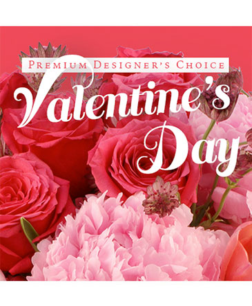 Valentine's Day Artistry Premium Designer's Choice in Universal City, TX | Karen's House Of Flowers & Custom Creations