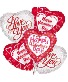 Valentine's Day Balloon Bouquet Balloons