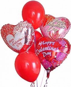 VALENTINE'S DAY BALLOONS-CALL FOR PRICING