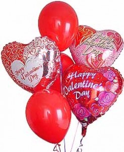 VALENTINE'S DAY BALLOONS-CALL FOR PRICING 