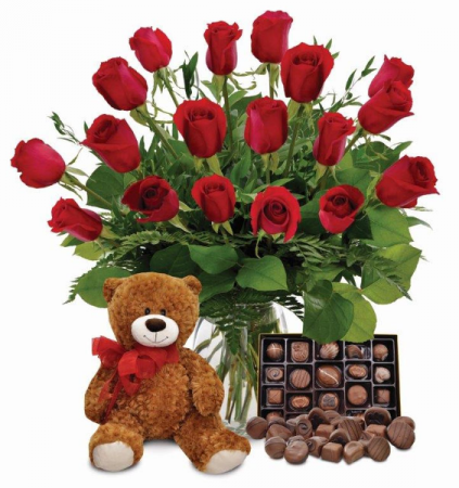 Valentines Day Bundle Vase