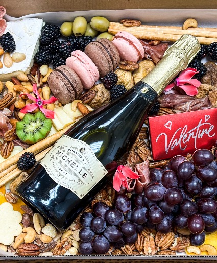 Valentine's Day Charcuterie & Champagne Box 