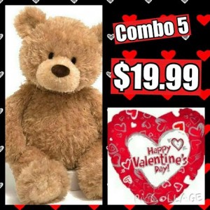 Valentine's Day Combo #5 Local Delivery  (Available February, 11th-14th)