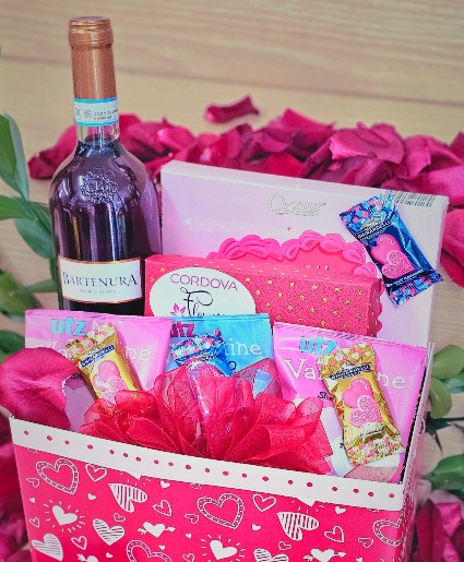 Valentine'S Day Delicious Goodies Gift Basket Gift