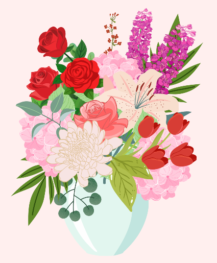 Blooming Love Vase Arrangement