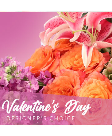 Valentine's Day Designer's Choice in Riverton, IL | Just Because...Flowers & Gifts