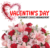 Valentine's Day Designer's Choice Arrangement