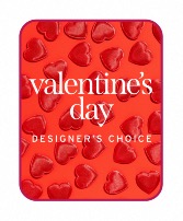 Valentine's Day Designer's Choice Flower Arrangement