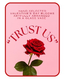 Valentine's Day Designer's Choice Vase Flower Arrangement