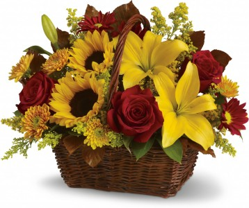 Valentine's Day Floral Basket Florist's Choice!