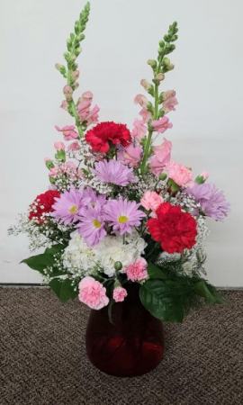 Valentine's Day Garden FHF-126 Fresh Flower Vase