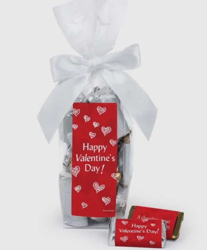 Valentine’s Day Hershey’s Miniatures Bow Bag 