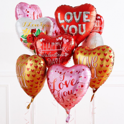 Valentine's Day Mylar Balloon Add On At Check Out