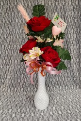 Valentine's Day Silk Arrangement 