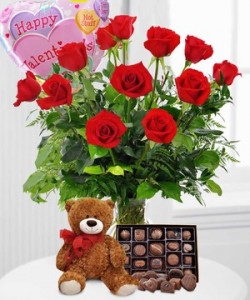 Valentine's Day Special Deal Vase combo