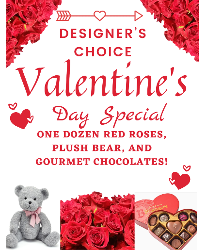 Valentine's Day Special (Roses, Plush, Chocolates) Roses